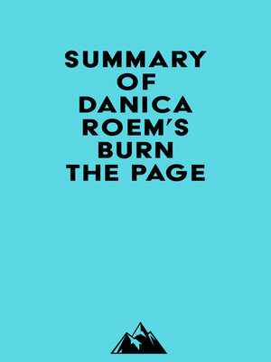 cover image of Summary of Danica Roem's Burn the Page